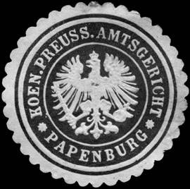 Koeniglich Preussische Amtsgericht - Papenburg
