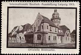 Biedermeier Restaurant mit Pleissenburgturm