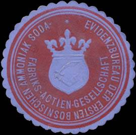 Evidenzbüro der ersten Bosnischen Ammoniak Soda Fabriks AG