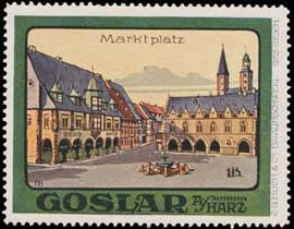 Marktplatz in Goslar am Harz