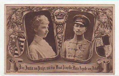 Adel Monarchie Prinz Joachim Preußen Prinzessin Auguste Anhalt
