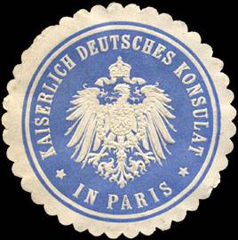 Kaiserlich Deutsches Konsulat in Paris