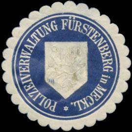 Polizeiverwaltung Fürstenberg in Mecklenburg