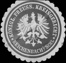 K.Pr. Kreisgericht Reichenbach/Schlesien