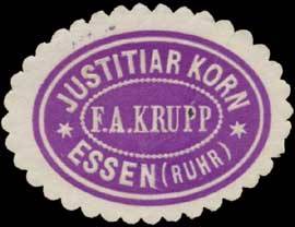 F.A. Krupp - Justiziar Korn