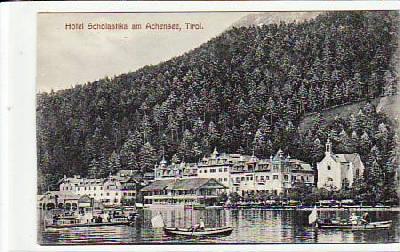 Achensee Tirol Österreich Hotel Scholastika ca 1910