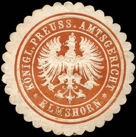 Königlich Preussisches Amtsgericht - Elmshorn