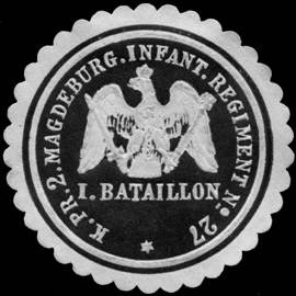 Königlich Preussische 2. Magdeburgische Infanterie Regiment No. 27 - I. Bataillon