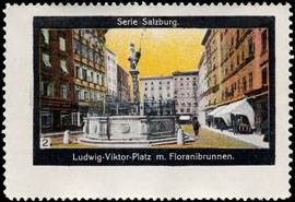 Ludwig - Viktor - Platz mit Floranibrunnen