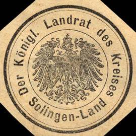 Der Königliche Landrat des Kreises Solingen - Land