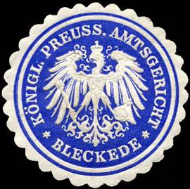 Königlich Preussisches Amtsgericht - Bleckede