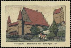 Stadtmühle und Nördlinger Tor