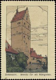 Wörnitz Tor mit Mühlgraben
