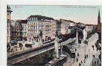 Berlin Schöneberg Hochbahn Bülowstrasse ca 1910