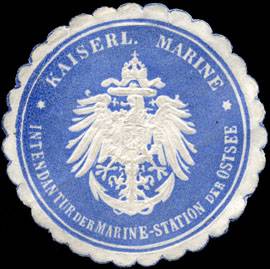 Kaiserliche Marine - Intendantur der Marine Station der Ostsee