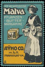 Malva Pflanzen-Butter-Margarine