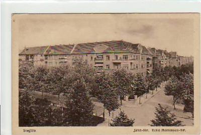 Berlin Steglitz Jahn-Straße Ecke Mommsen Straße ca 1925