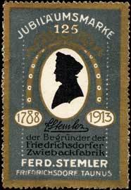 125 Jahre Stemler - Jubiläumsmarke
