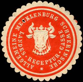 Allgemeine Mecklenburg Schwerinsche Landes - Receptur - Casse