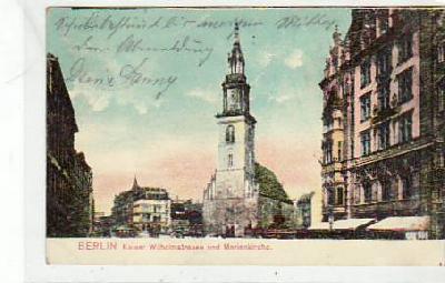 Berlin Mitte Kaiser Wilhelmstrasse 1907