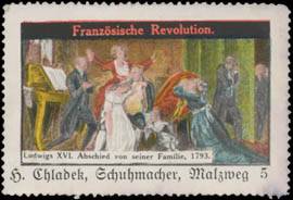 1793 Ludwigs XVI. Abschied