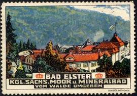 Bad Elster - Kgl. Sächs. Moor und Mineralbad vom Walde umgeben