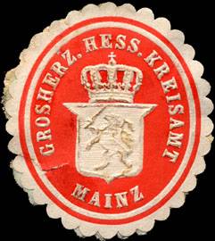 Grossherzoglich Hessische Kreisamt - Mainz