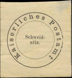 K. Postamt Schweidnitz/Schlesien