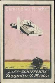 Luft-Schiffahrt Zeppelin Z III 1909