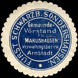 Gemeindevorstand zu Marlishausen Verwaltungsbezirk Arnstadt - Fürstlich Schwarzburgisch Sondershausen