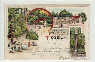 Berlin Tegel Restaurant Litho 1902