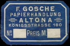 Papierhandlung F. Gosche