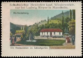 Die Restauration im Schloßgarten Heidelberg