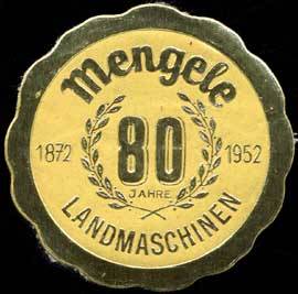 80 Jahre Mengele Landmaschinen