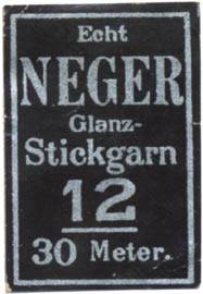 Echt Neger Glanz-Strickgarn