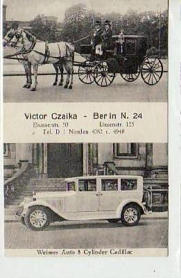 Berlin Mitte und Prenzlauer Berg Auto Werbung Czaika 1935