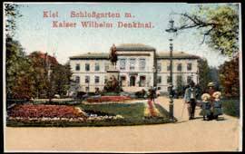 Schloßgarten mit Kaiser Wilhelm Denkmal