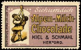 Siehumdich Alpen-Milch-Chocolade