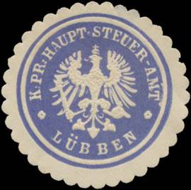 K.Pr. Haupt-Steuer-Amt Lübben/Spreewald
