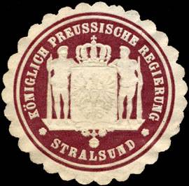Königlich Preussische Regierung - Stralsund