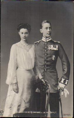 Der deutsche Kronprinz und seine Braut