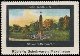 Afrikaner-Denkmal in Wörth a. S.
