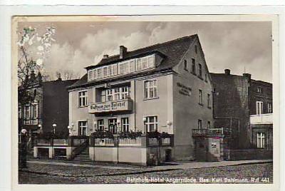 Angermünde Bahnhofs-Hotel 1935
