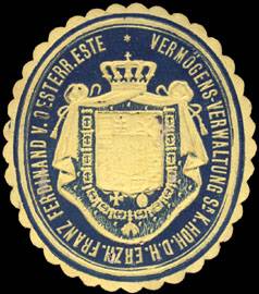 Erste Vermögens - Verwaltung seiner Königlichen Hoheit D. H. Erzherzog Franz Ferdinand von Oesterreich