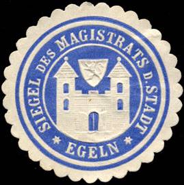 Siegel des Magistrats der Stadt Egeln