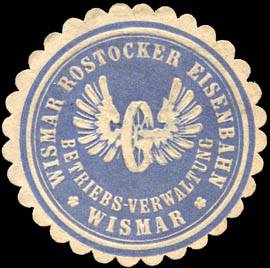 Betriebs - Verwaltung - Wismar Rostocker Eisenbahn - Wismar