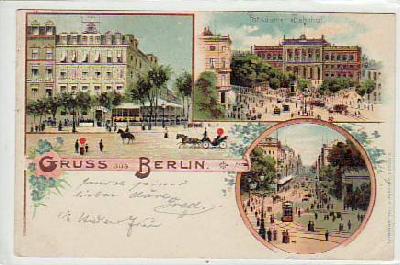 Berlin Kreuzberg Litho 1898