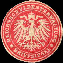 Briefsiegel - Reichsschuldenverwaltung