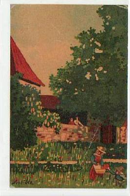 Cottbus Künstlerkarte Schlicke 1918