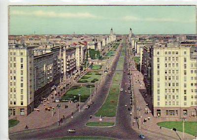 Berlin Friedrichshain Stalinallee 1960